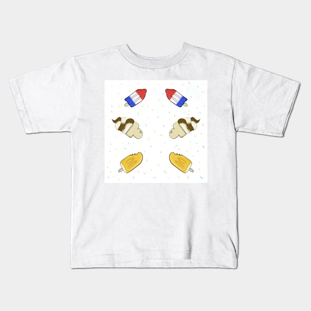 Ice Cream, You Scream Kids T-Shirt by koriander9212